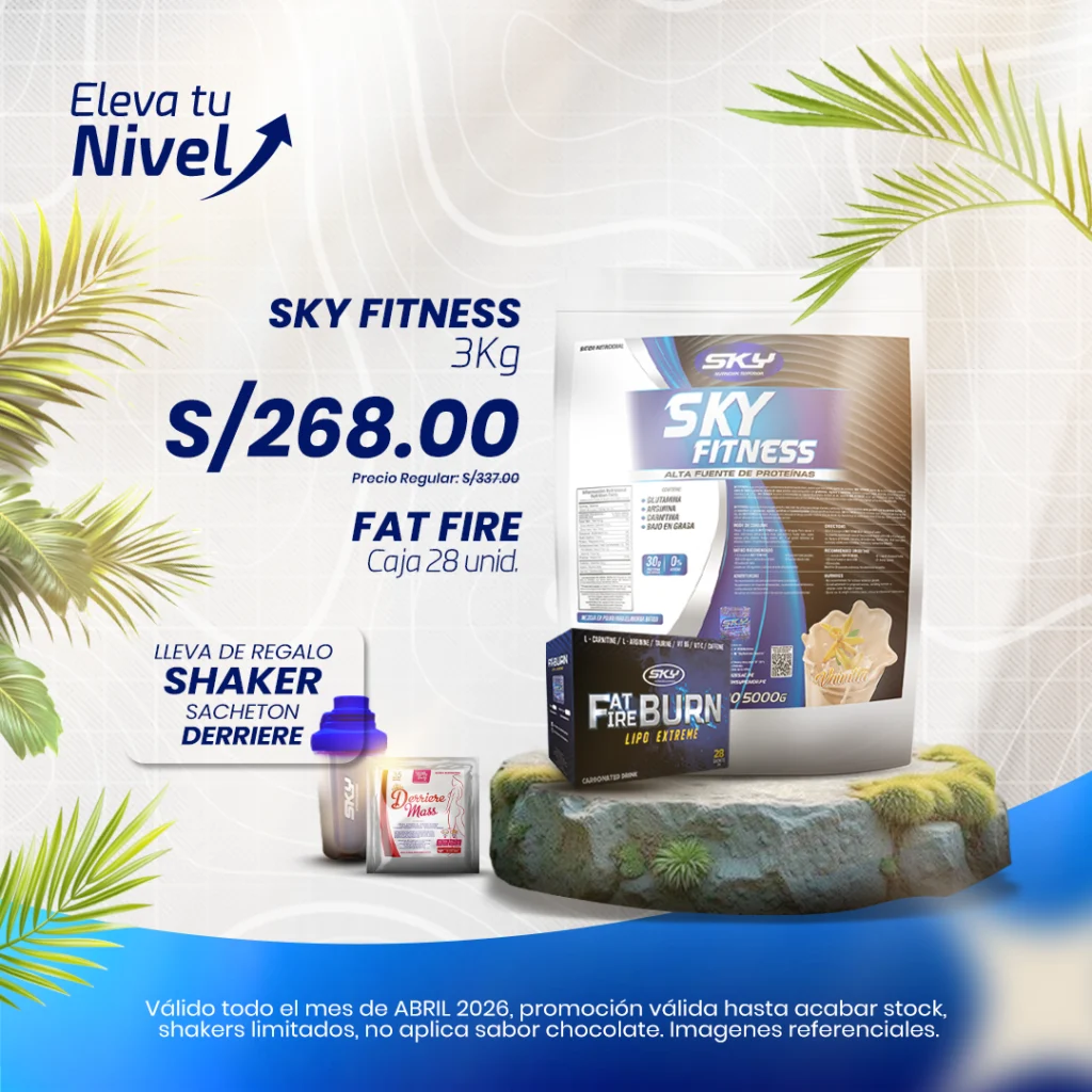 Sky Fitness - 3kg / Fat Fire - Caja 28 unidades